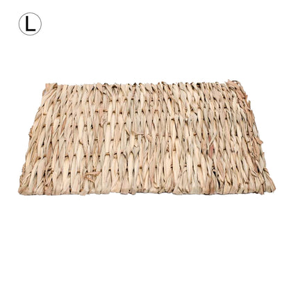 Straw Woven Pet Chew Mat