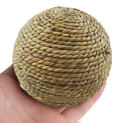 Pet Chew Toy Natural Grass Ball