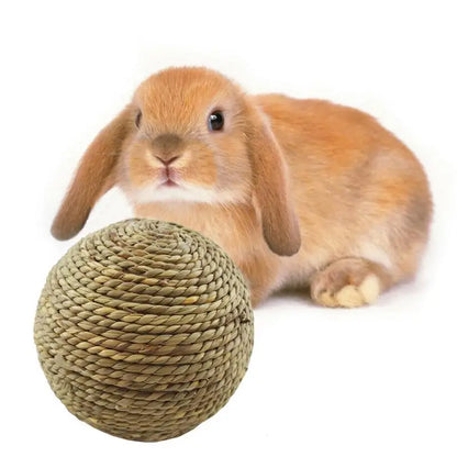 Pet Chew Toy Natural Grass Ball