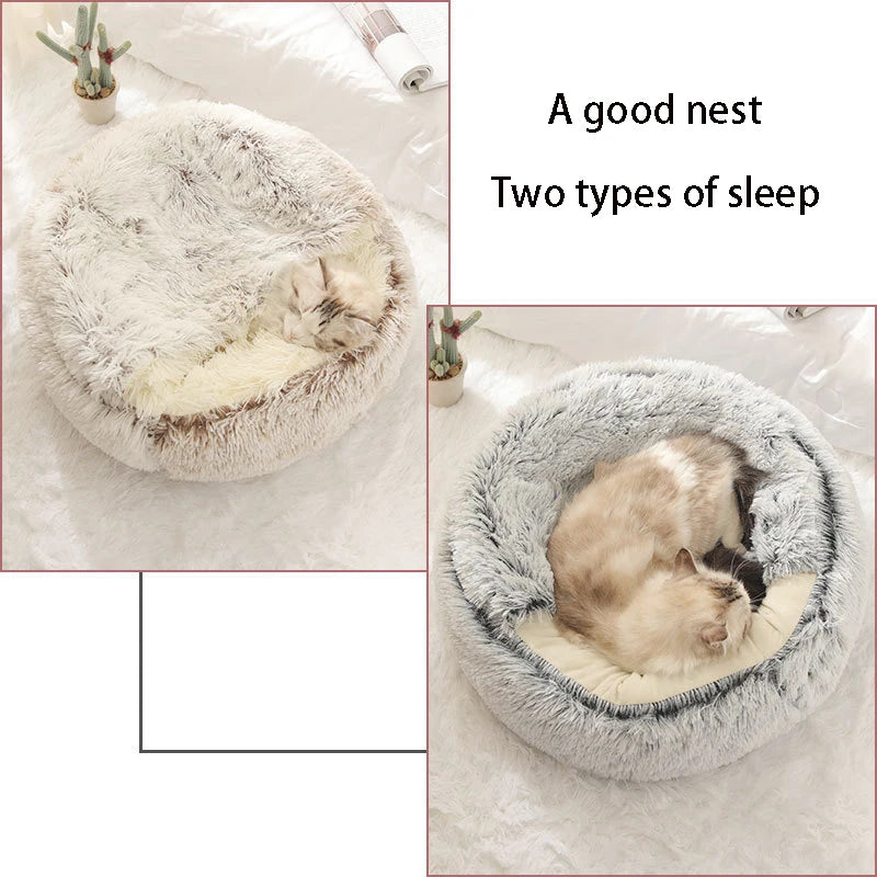 Warm Soft Plush Pet Bed