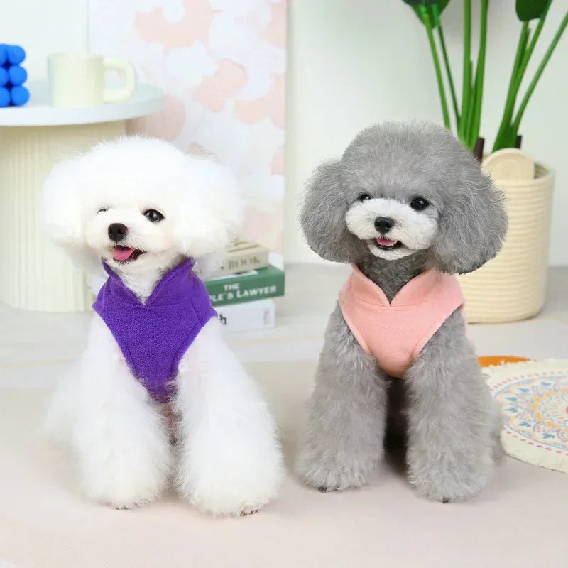 Dog Clothes Autumn Winter Coat Fleece