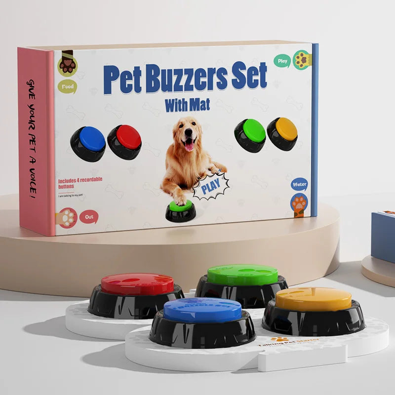 Pet Training Buttons combo with mat