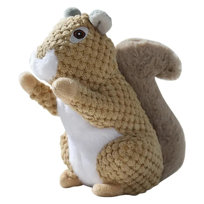 Funny Squirrel and Koala Plush Dog Squeaky Toys