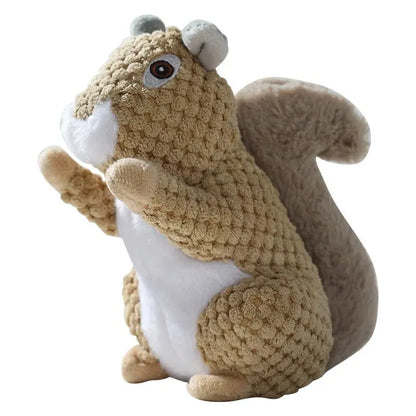 Funny Squirrel and Koala Plush Dog Squeaky Toys