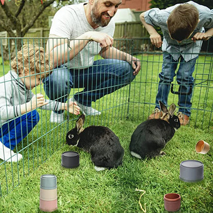 Stacking Cups Toy For Rabbits