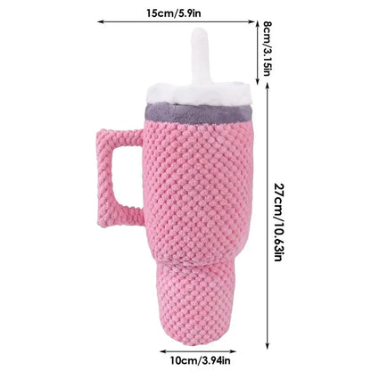 Dog Toy Plush Water Cup Thermos