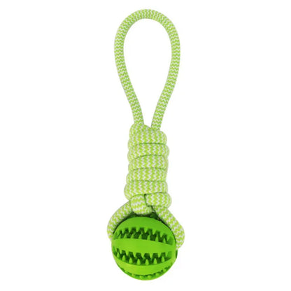 Dog Tooth Cleaning Chewing Treat Ball