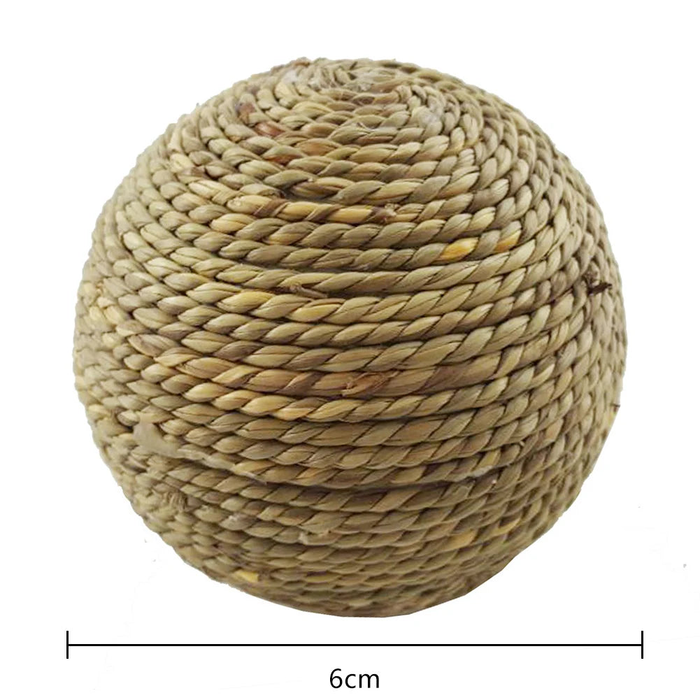 Pet Chew Toy Natural Grass Ball